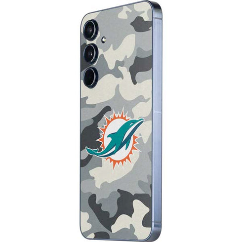 NFL Miami Dolphins Camo Galaxy A55 5G Skin